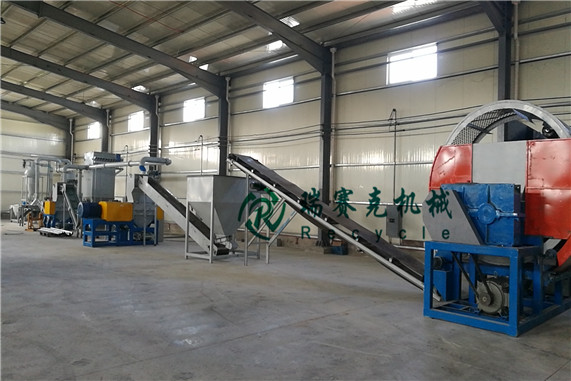 廢舊輪胎處理設(shè)備生產(chǎn)線