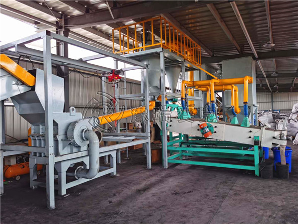 鋰電池處理設(shè)備 RSK-1000鋰電池處理設(shè)備能回收的金屬和物料